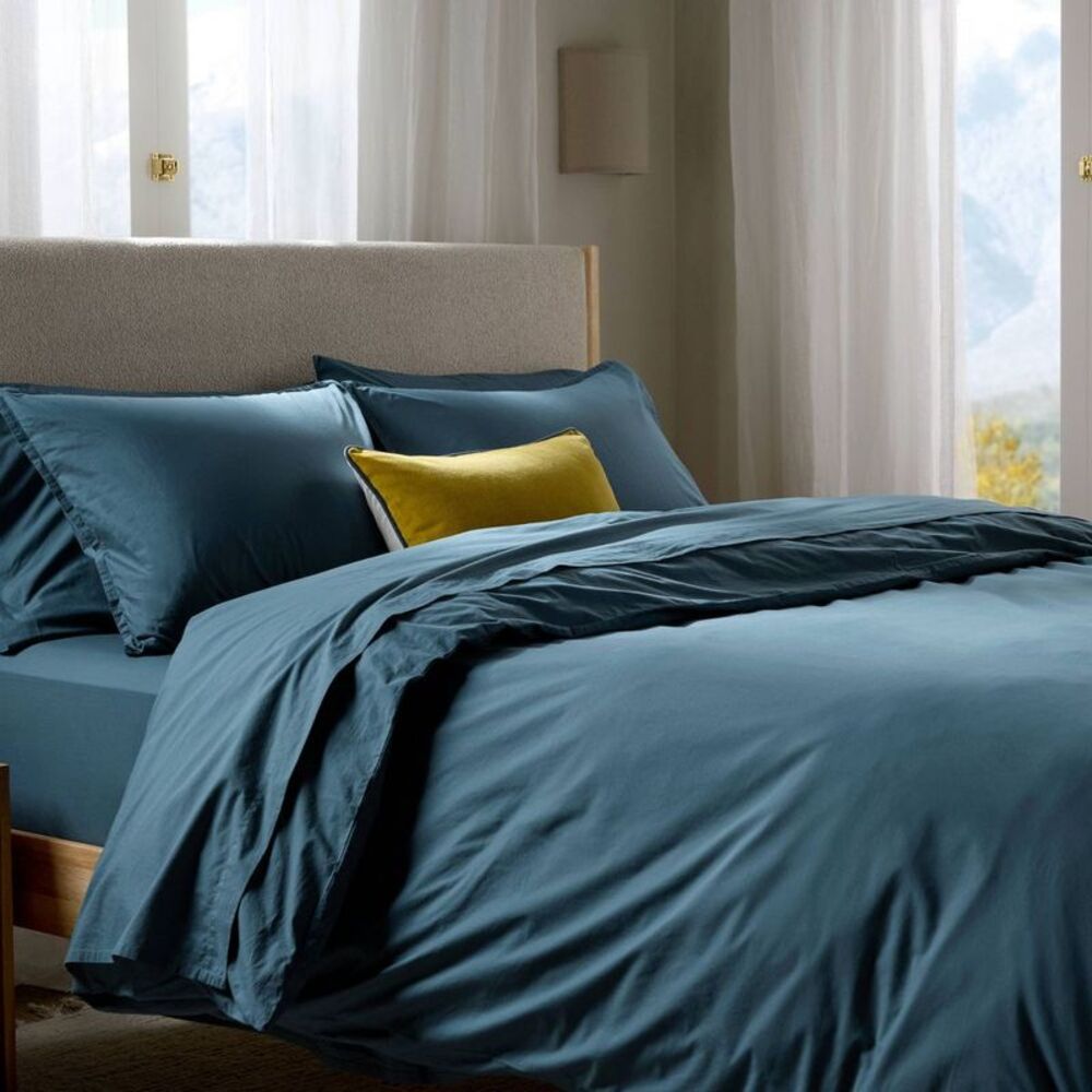 Parachute - Standard Casual Organic Cotton Sham Set Cove - Par Blue - Picture 4 of 4